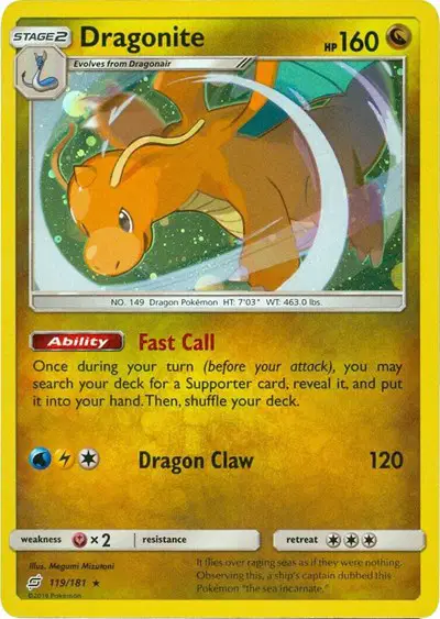 Dragonite - 119/181 (Cosmos Holo) - Miscellaneous Cards & Products (MCAP)