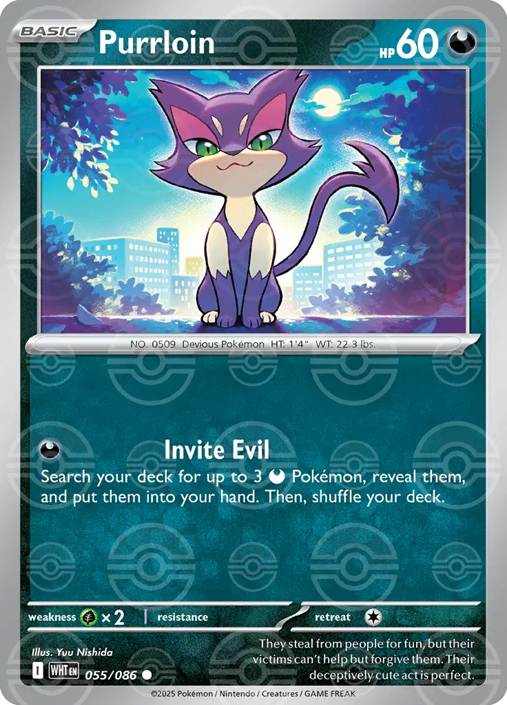 Purrloin (Poke Ball Pattern)