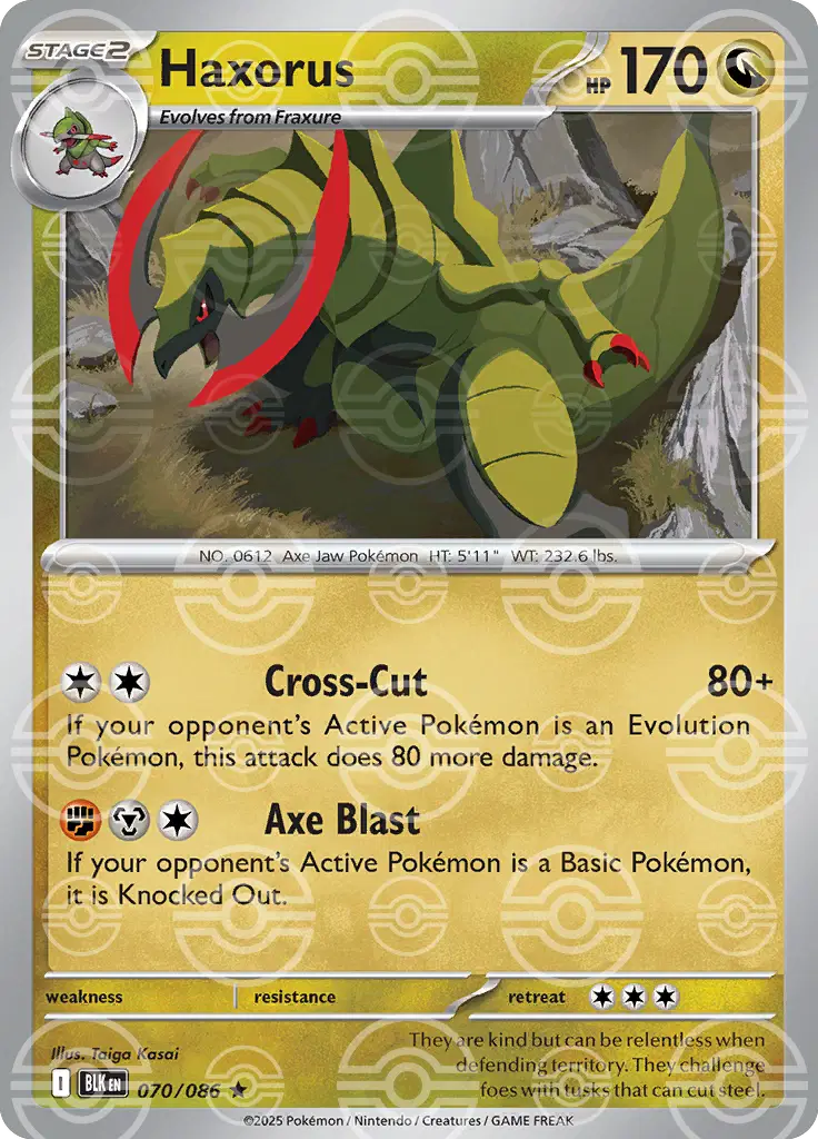 Haxorus (Poke Ball Pattern)