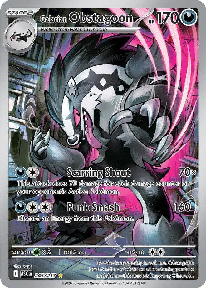 Galarian Obstagoon - 245/217